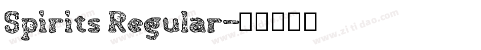 Spirits Regular字体转换